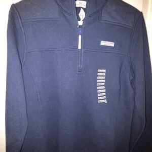 Vineyard Vines Men's Navy Zip-Up Sweater